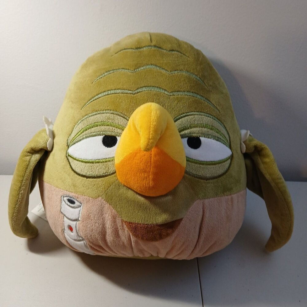 Angry Birds Yoda Starwars Stuffed Plush Animal Toy Doll 14"